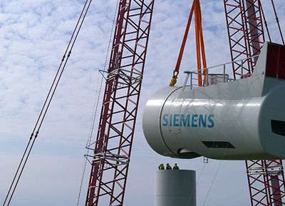 UK: Siemens to Supply Wind Turbines for West of Duddon Sands Offshore Windfarm