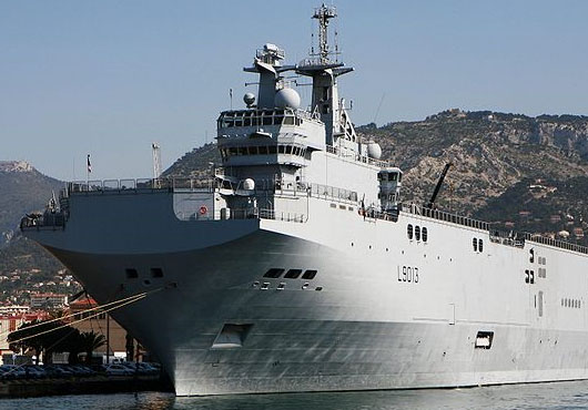 Russia, France Ink Mistral Contract in St. Petersburg