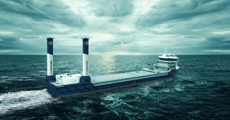 Battery-Powered Bulkers to Use Wind Rotors Optimized for Harsh Conditions