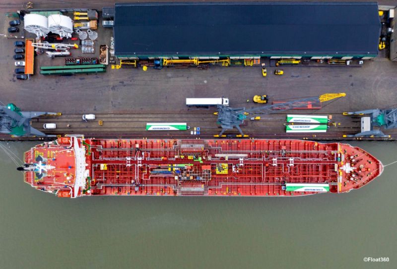 Chemship deploys Wind Assisted Propulsion on Chemical Challenger aims for 15% CO2 savings on Transatlantic route