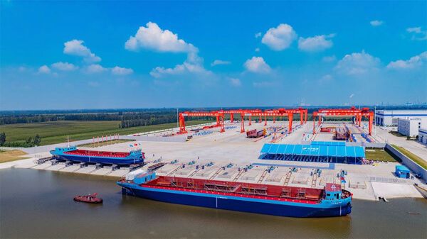China Launches New Generation of Energy-Efficient Inland Cargo Ships