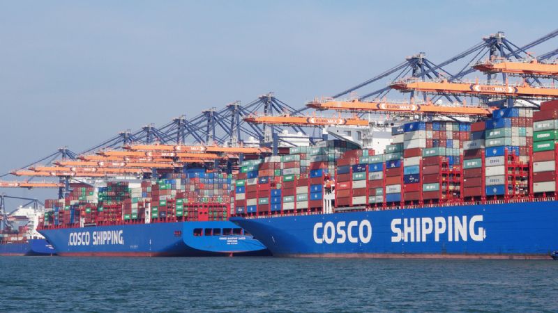 Chinas COSCO Shipping Listed by U.S. for Links to Chinese Military