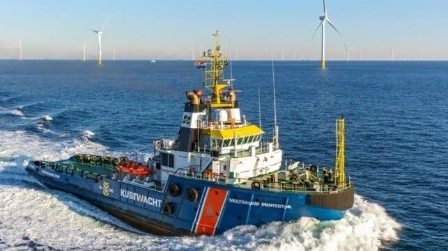 Dutch Coast Guard Stops Drifting Tanker Before It Hits Wind Farm