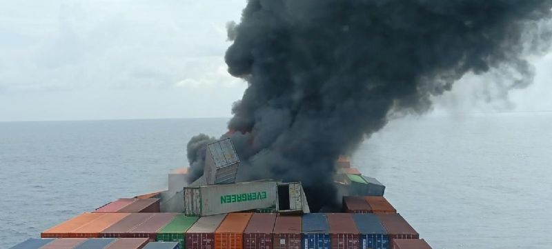 Fire and Salvage Teams Report Progress with Wan Hai 503 Efforts