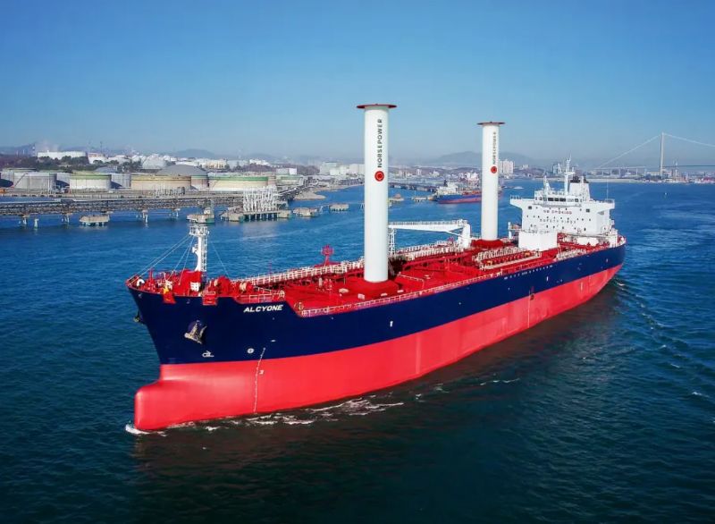 First Rotor Sails Retrofitted to MOL Capesize Bulker Operating for Vale