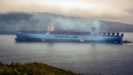 Maersk Mc-Kinney Moller Makes Port Call to Vostochny Seaport, Russia