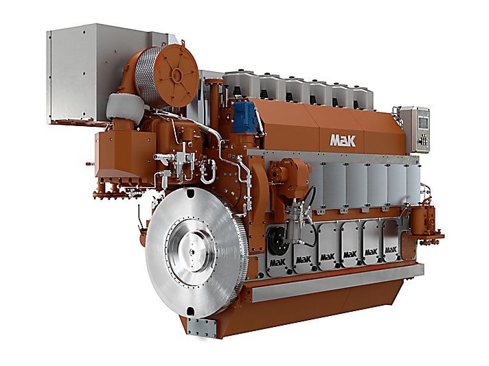 MAK 6M25 - MAK 8M25 - MAK 9M25  or MAK M25C Complete Diesel Engines
