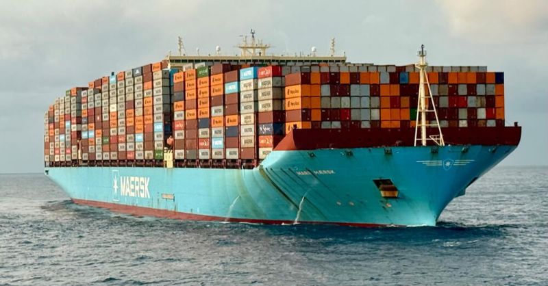 Marie Maersk Resumes Voyage with No Visible Damage From Container Fire