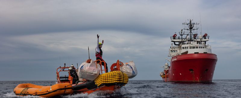 Mediterranean NGO Reports Libya Shot and Damaged its Rescue Boat