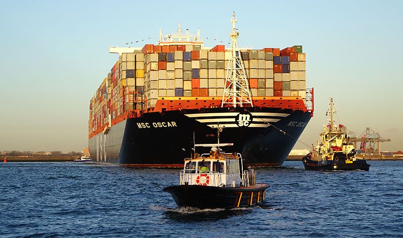 MEET MSC OSCAR, THE WORLD'S LARGEST CONTAINER SHIP AT 19,224 TEU