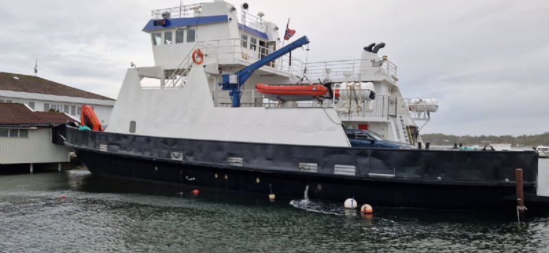 Norwegian Ferry Overshoots Pier and Hits Old Post Office