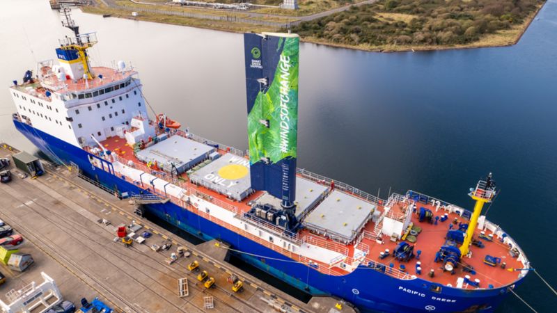 Nuclear Transport Ship to Test UKs First Rigid Sail