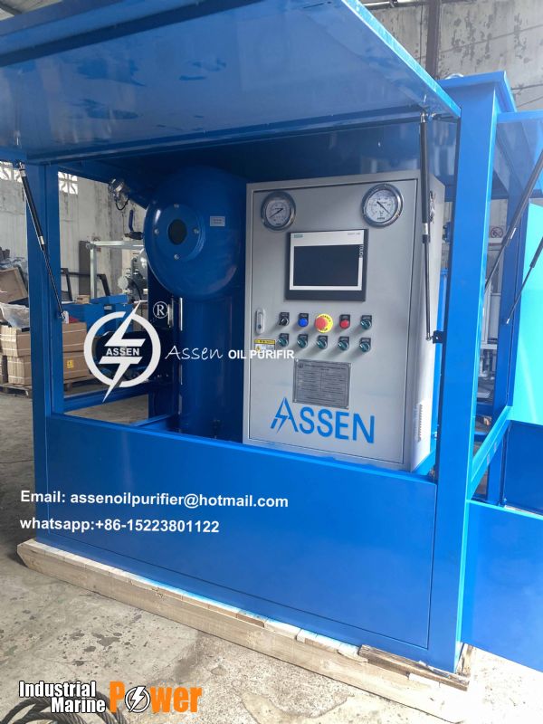 Portable Transformer Oil Degassing Plant, Online Oil Filtration for