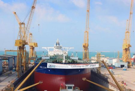Qatar: N-KOM Celebrates Its 200th Vessel at Shipyard
