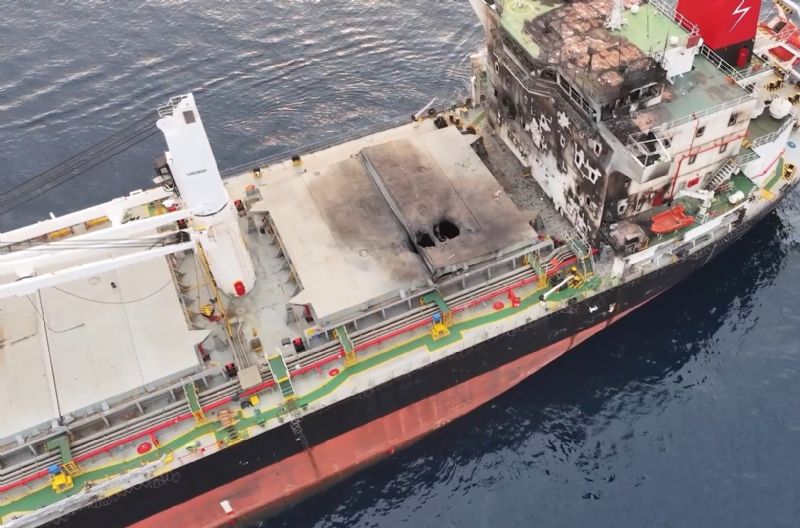 Rescue Operation Searching Red Sea for Missing Crew After Houthis Sink Ship