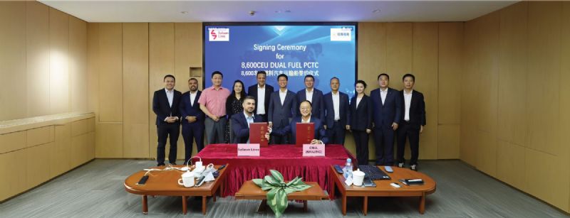 Sallaum Lines Signs New Order with China Merchants Shipyard for One 8,600 CEU Newbuilding