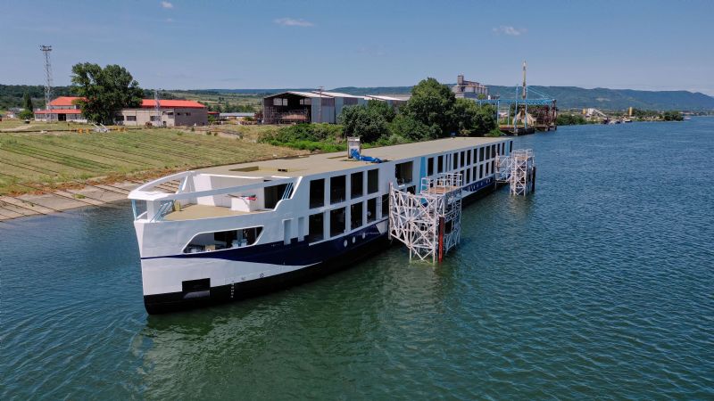 TUI River Cruises marks major milestone as first purpose-built ship TUI Luzia touches water