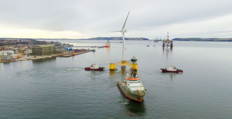 UK Awards $71M Grant to Create Largest Scottish Floating Wind Farm Port