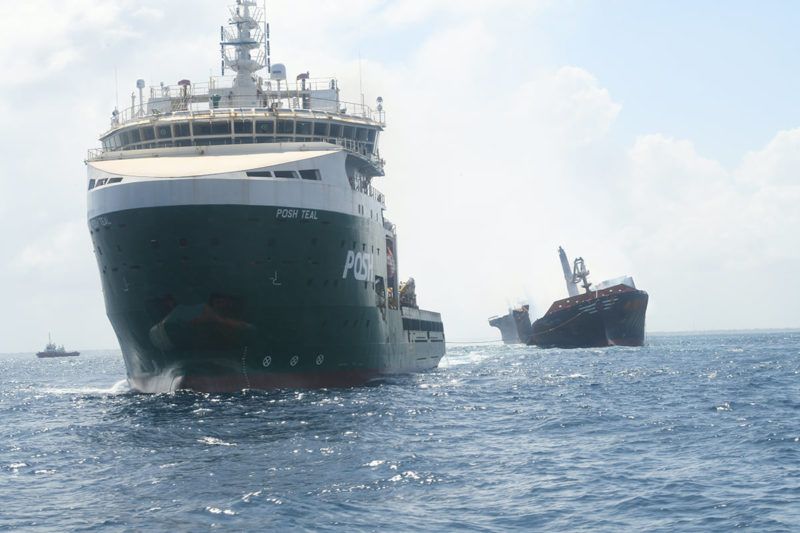 X-Press Pearl Partially Sinks Off Colombo – PHOTOS
